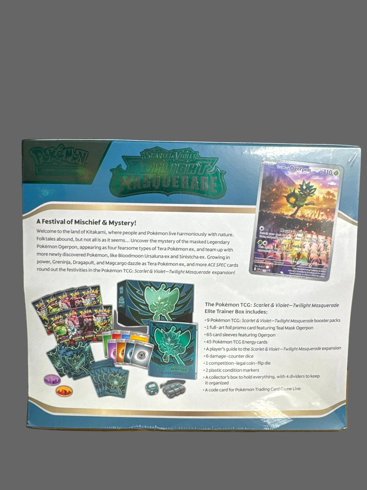 Pokémon Trading Card Game: Twilight Masquerade Elite Trainer Box